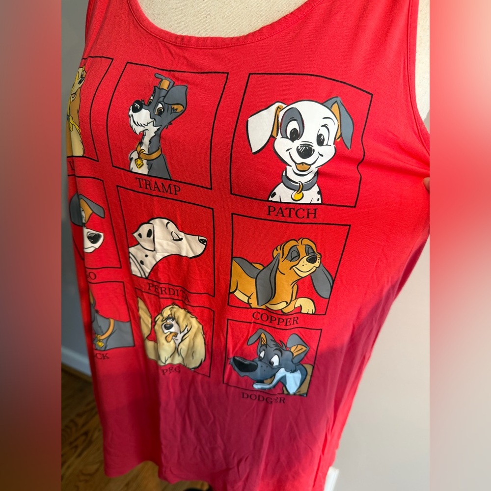 Disney X Torrid Dogs Supersoft Purple Swing Tank - Picture 5 of 11